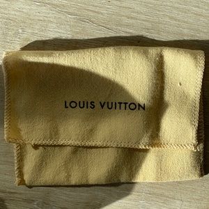 Louis Vuitton card case dust bag